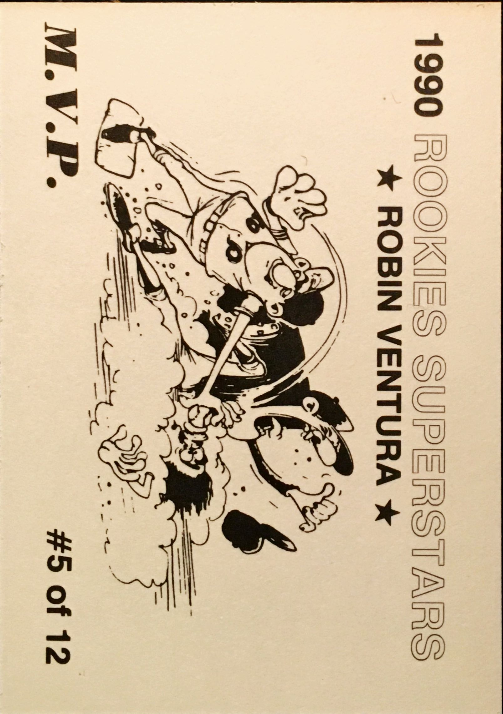 1990 Rookies Superstars  5 back image