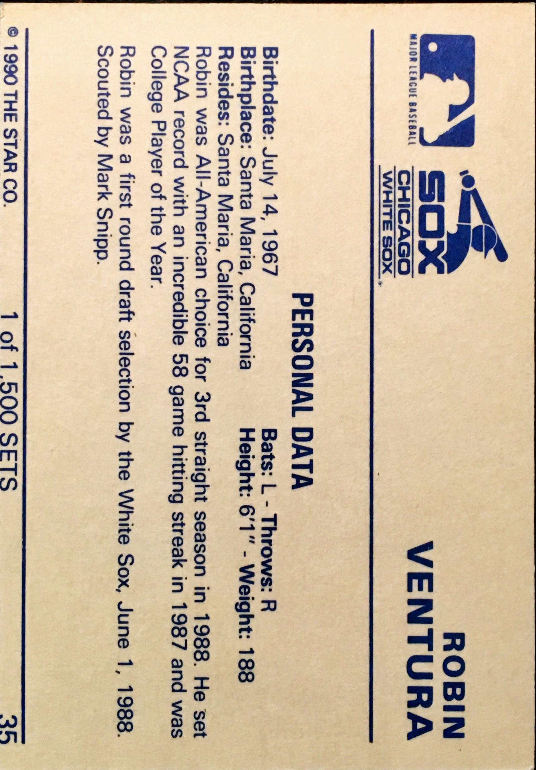 1990 Star  35 back image