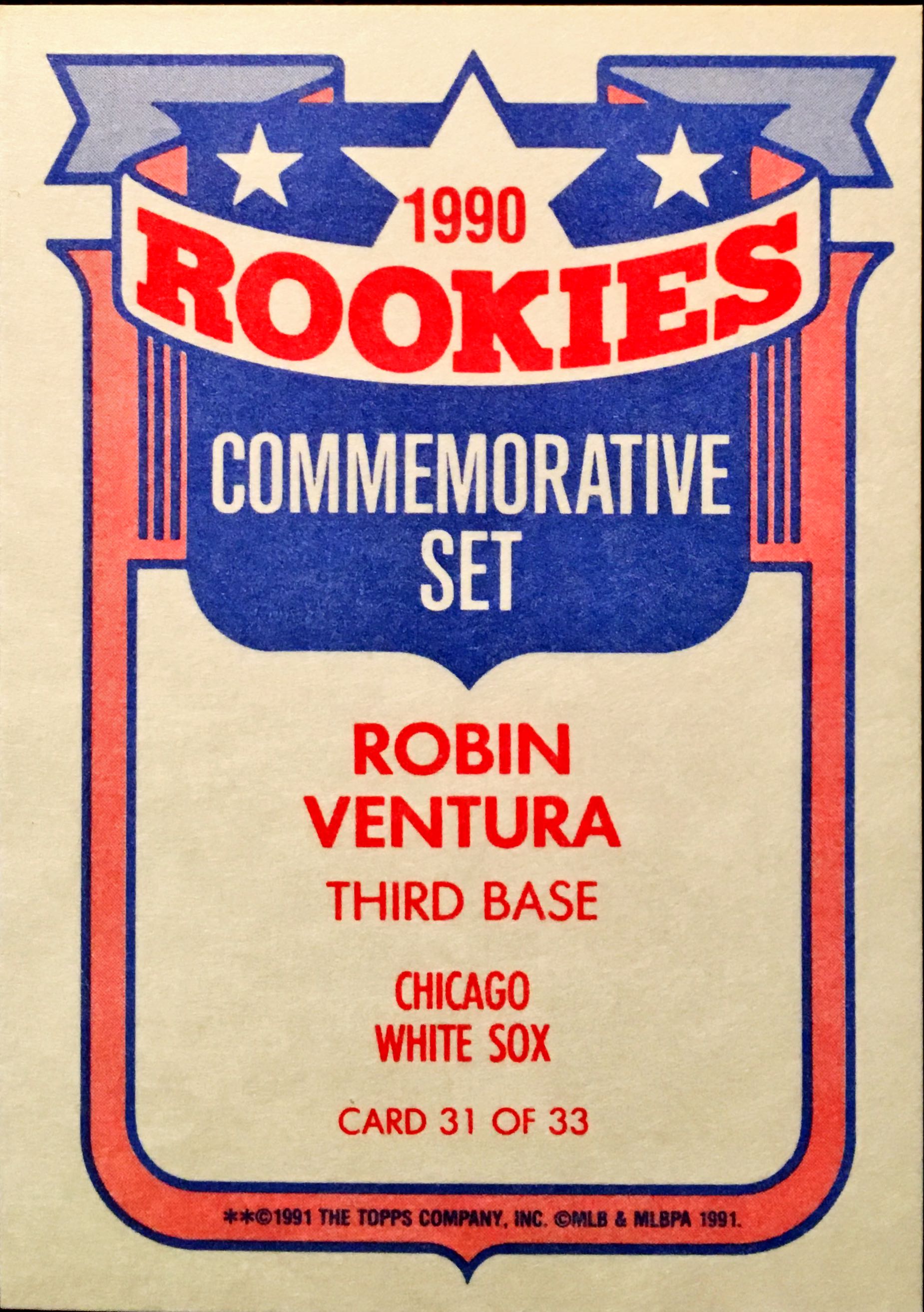 1991 Topps Rookies 31 back image