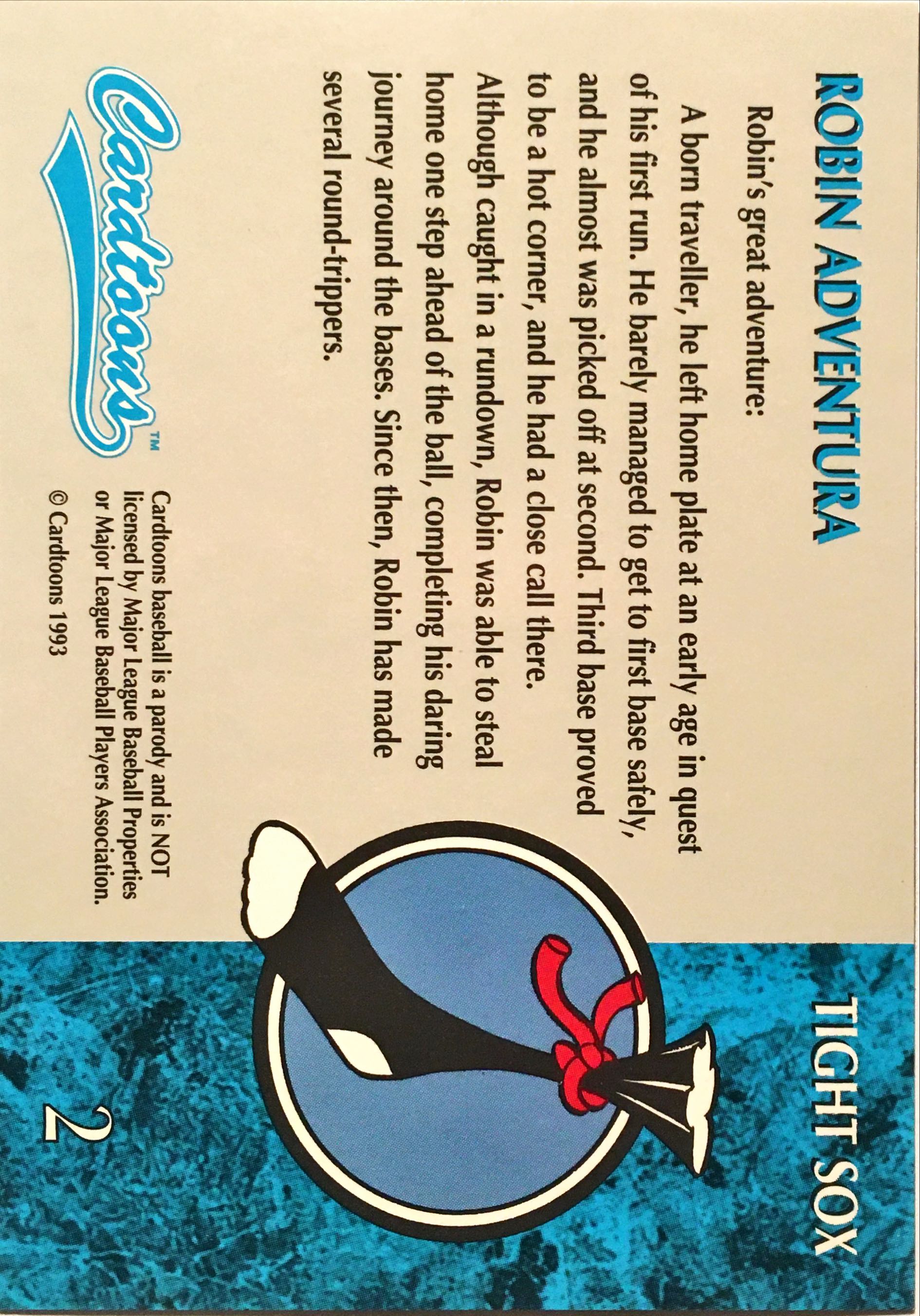 1993 Cardtoons  2 back image