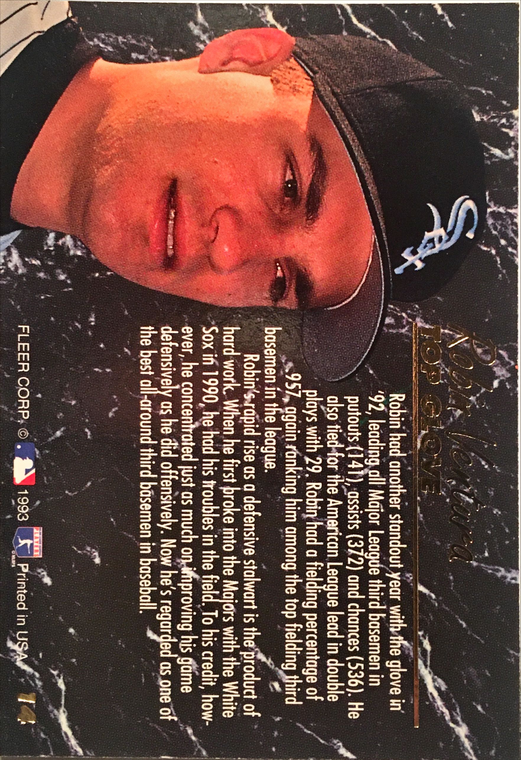 1993 Ultra Award Winners 14 back image