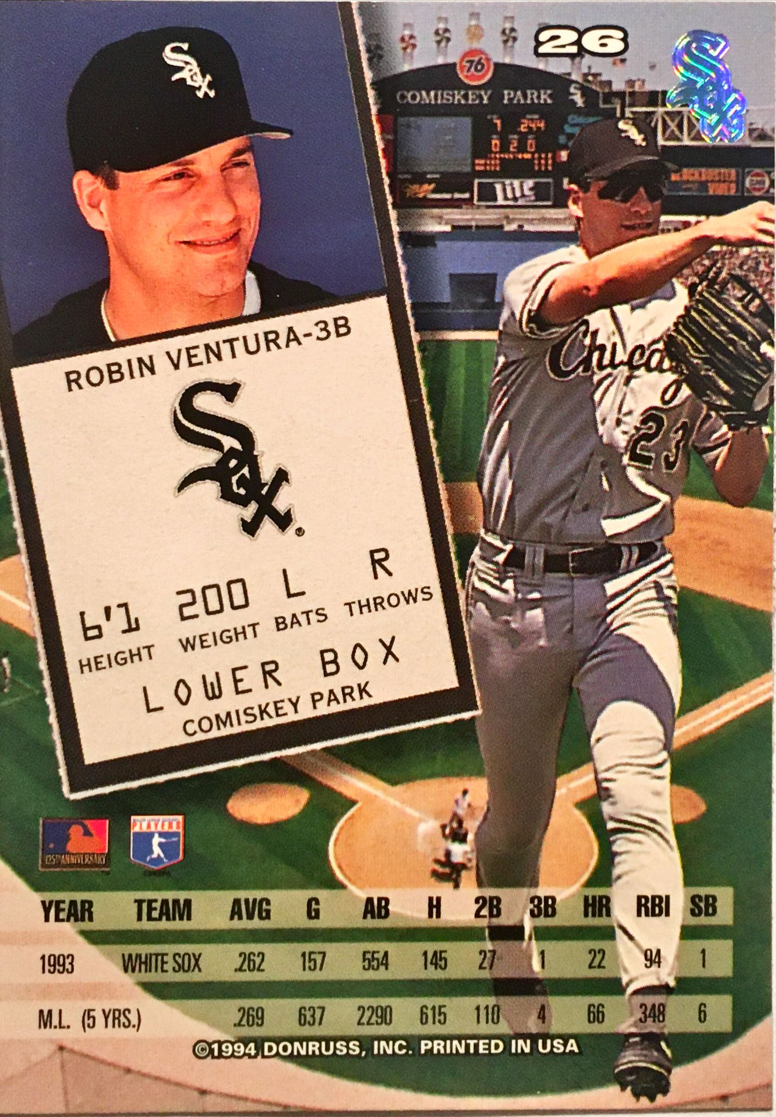 1994 Leaf  26 back image