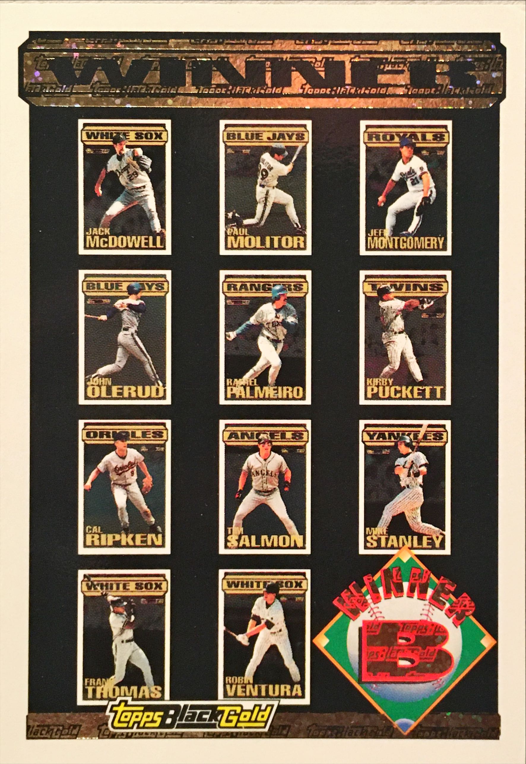 1994 Topps Black Gold B front image