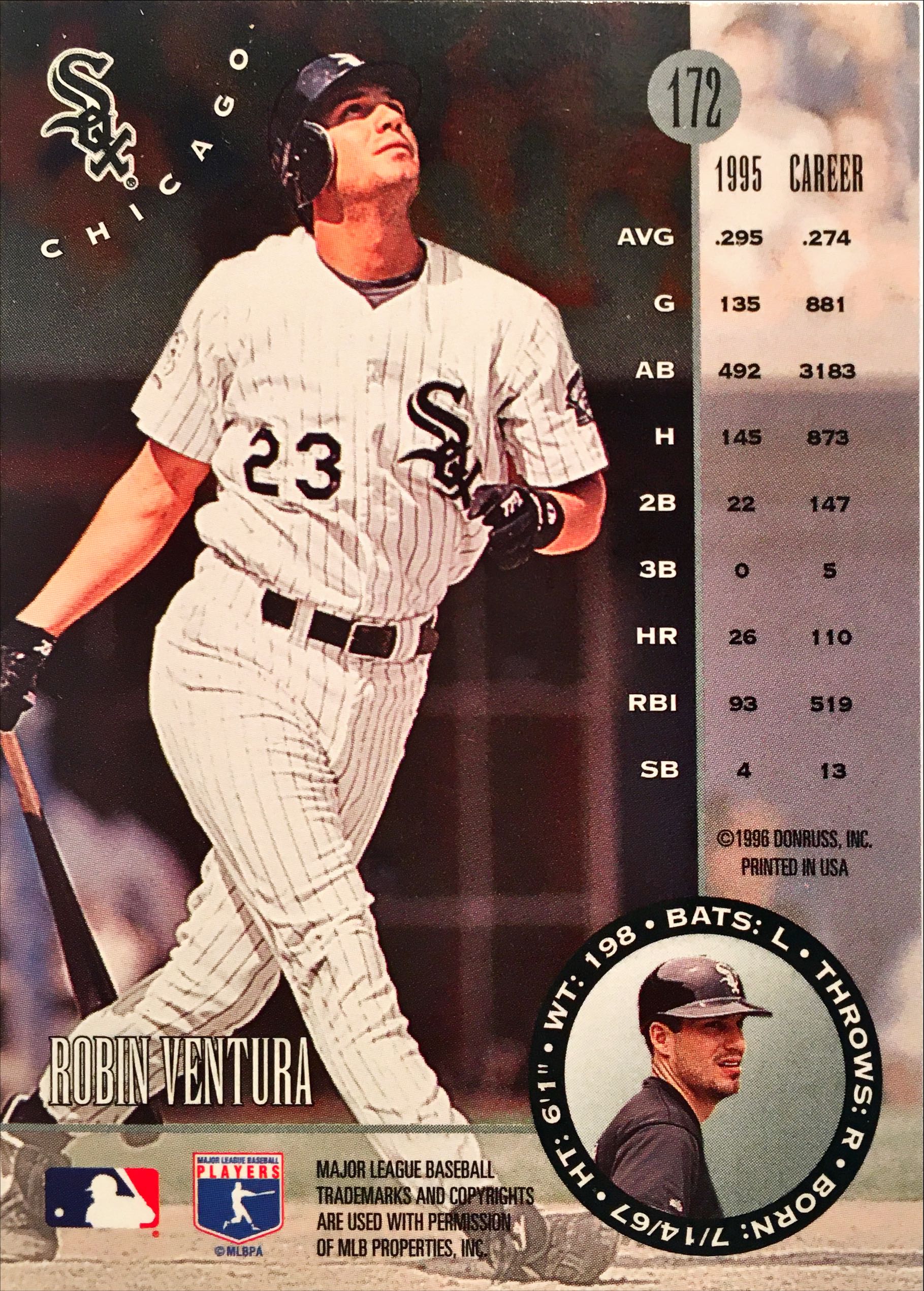 1996 Leaf Bronze Press Proofs 172 back image