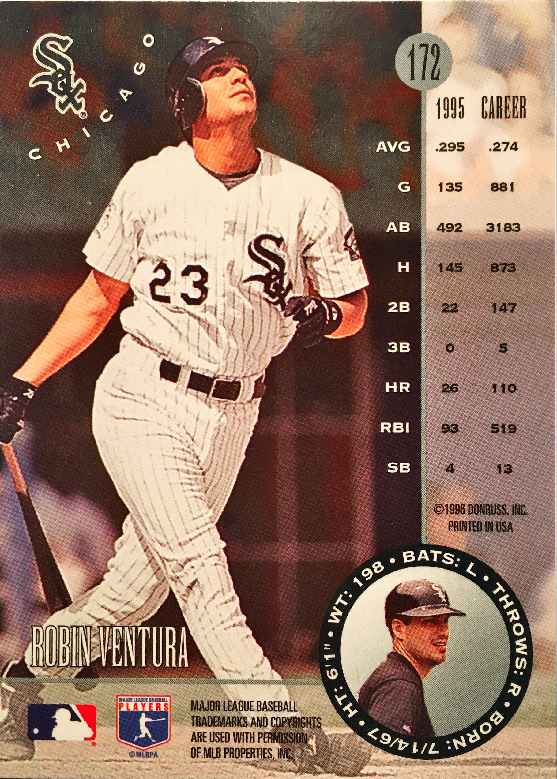 1996 Leaf Silver Press Proofs 172 back image