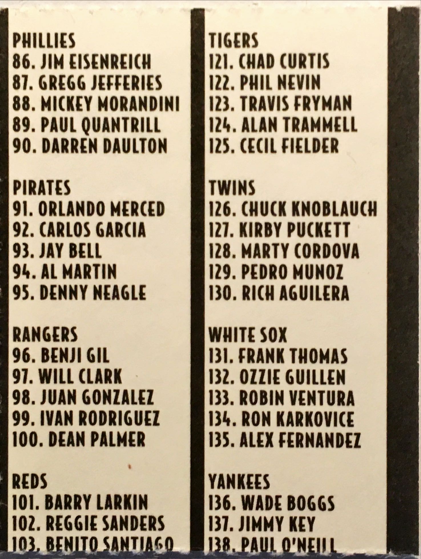 1996 Pro Stamps  133 back image