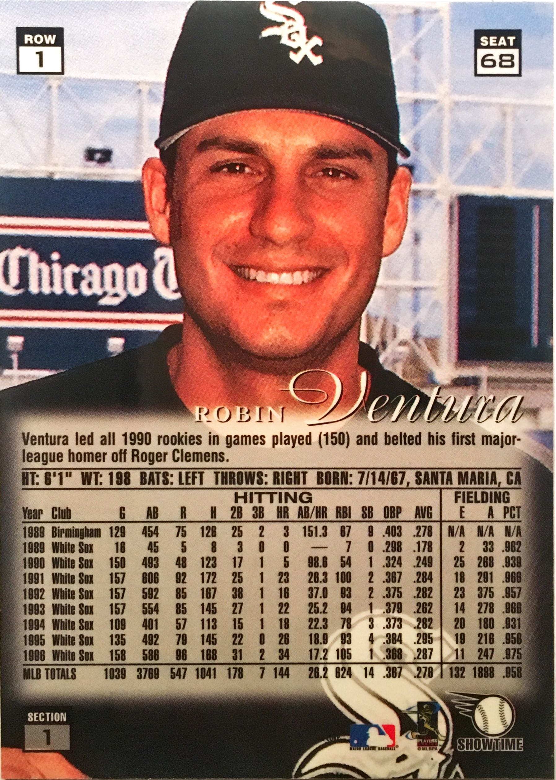 1997 Flair Showcase Row 1 68 back image