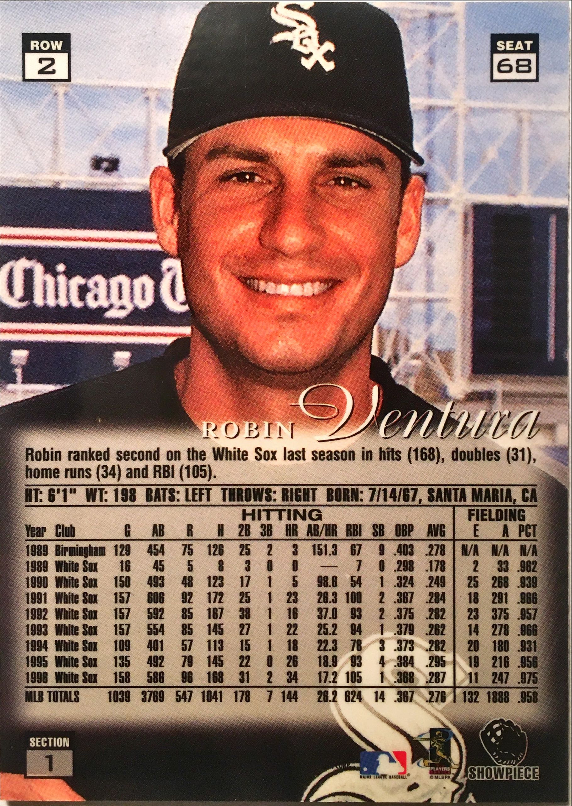 1997 Flair Showcase Row 2 68 back image