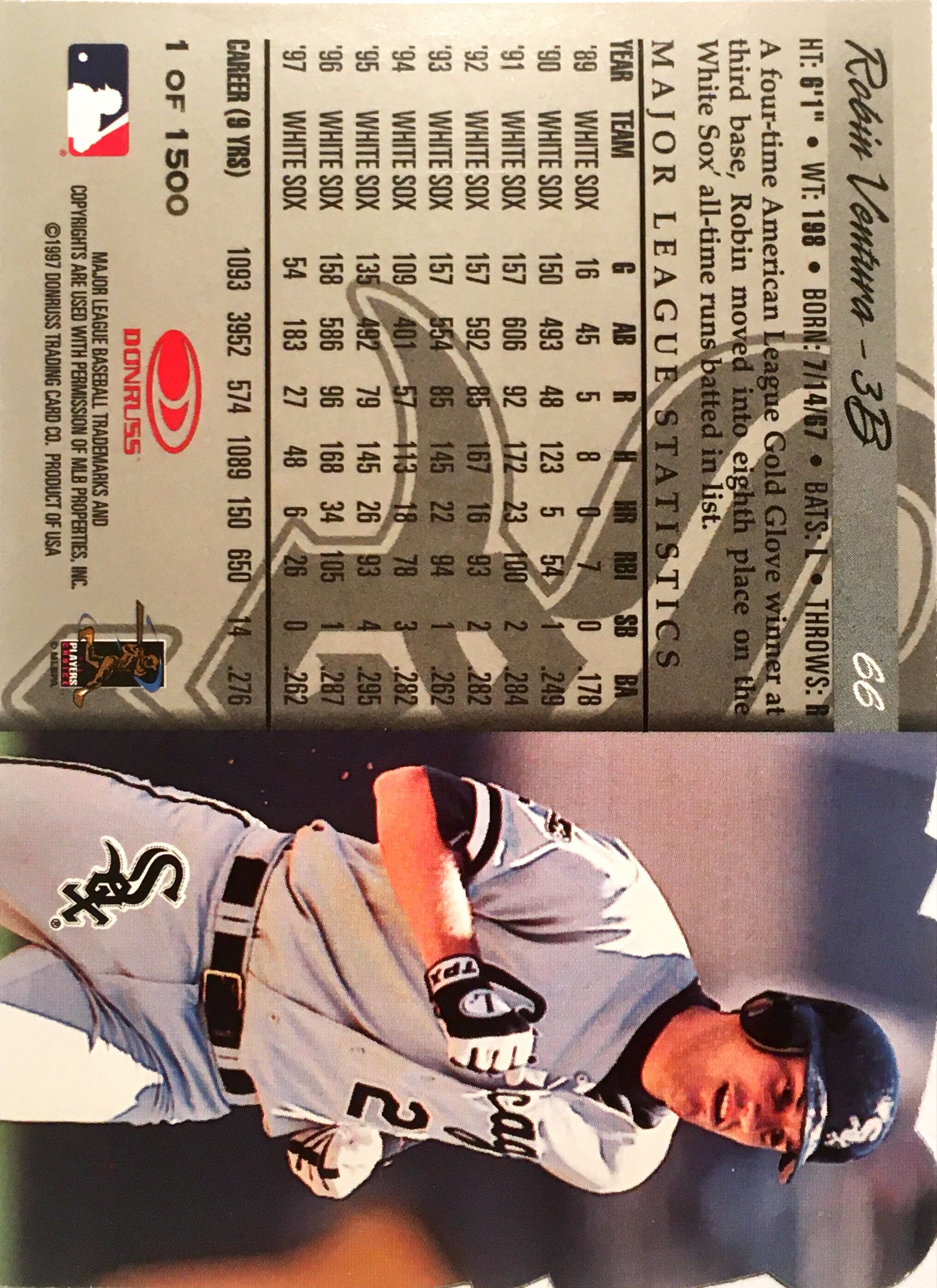 1998 Donruss Silver Press Proofs 66 back image