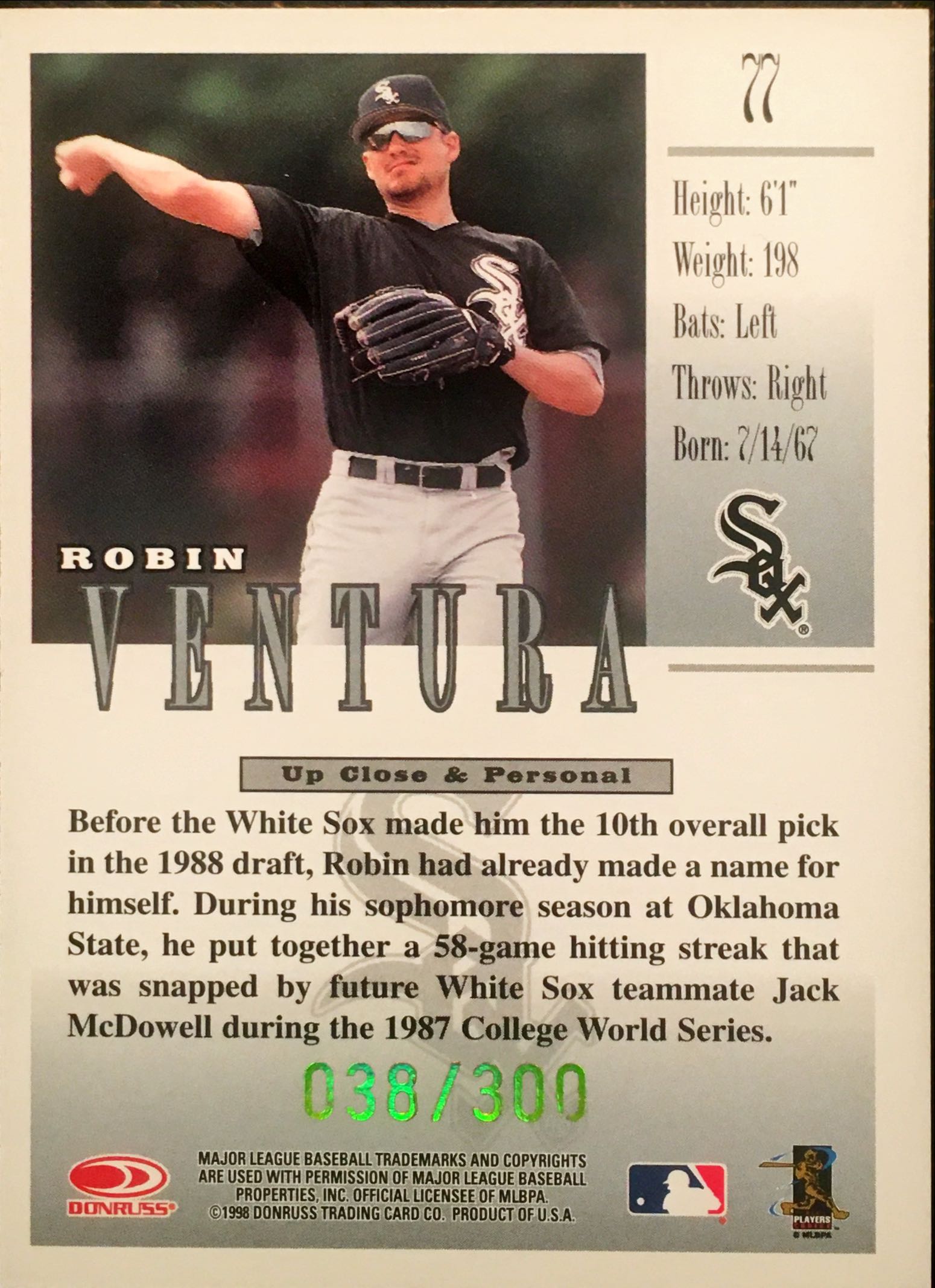 1998 Studio Gold Press Proofs 77 back image