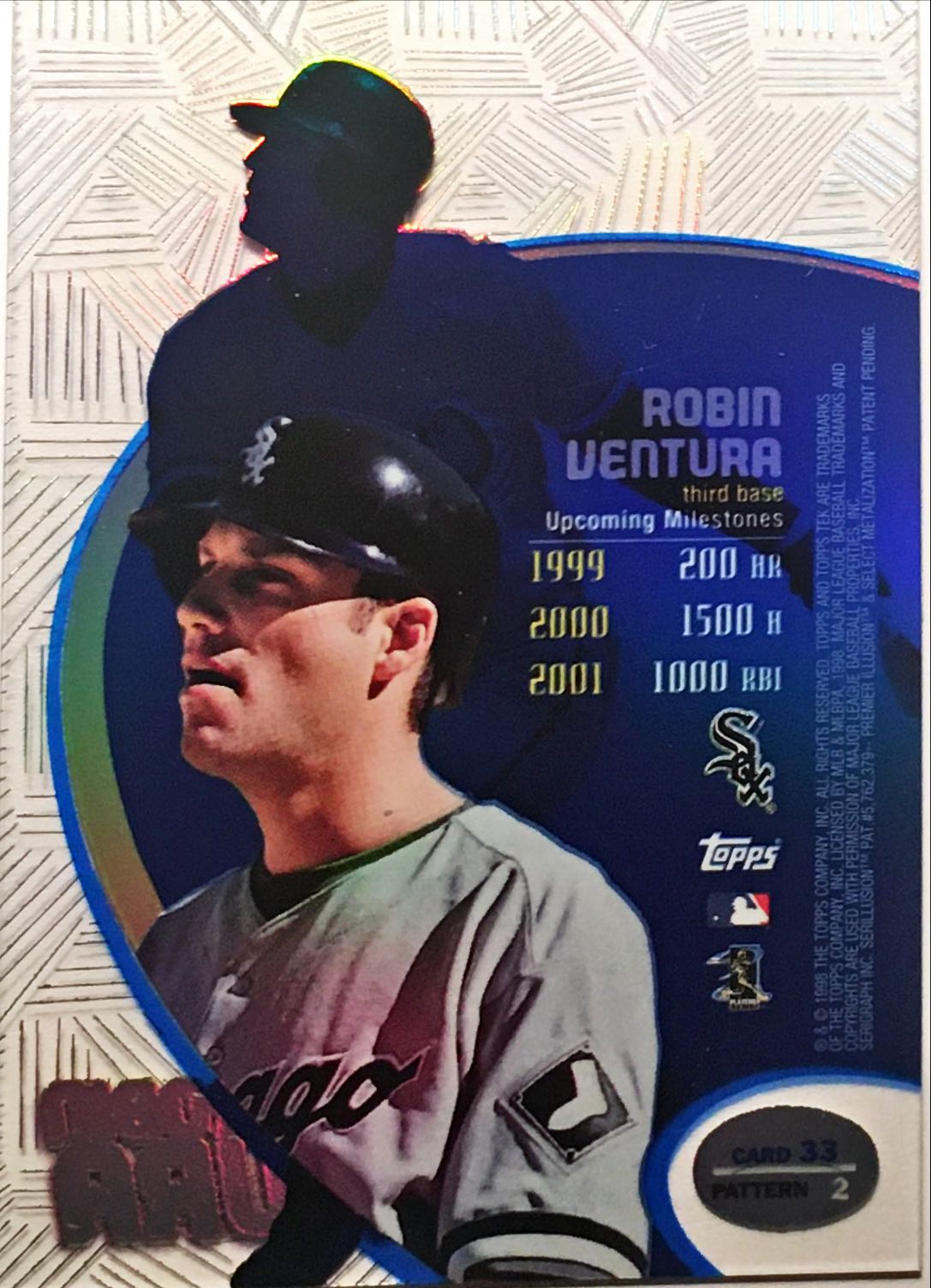 1998 Topps Tek Pattern  2 33 back image