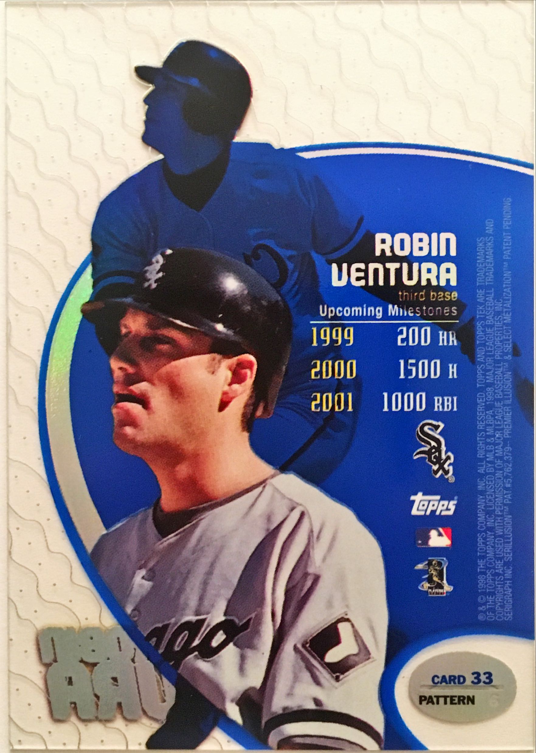 1998 Topps Tek Pattern  6 33 back image