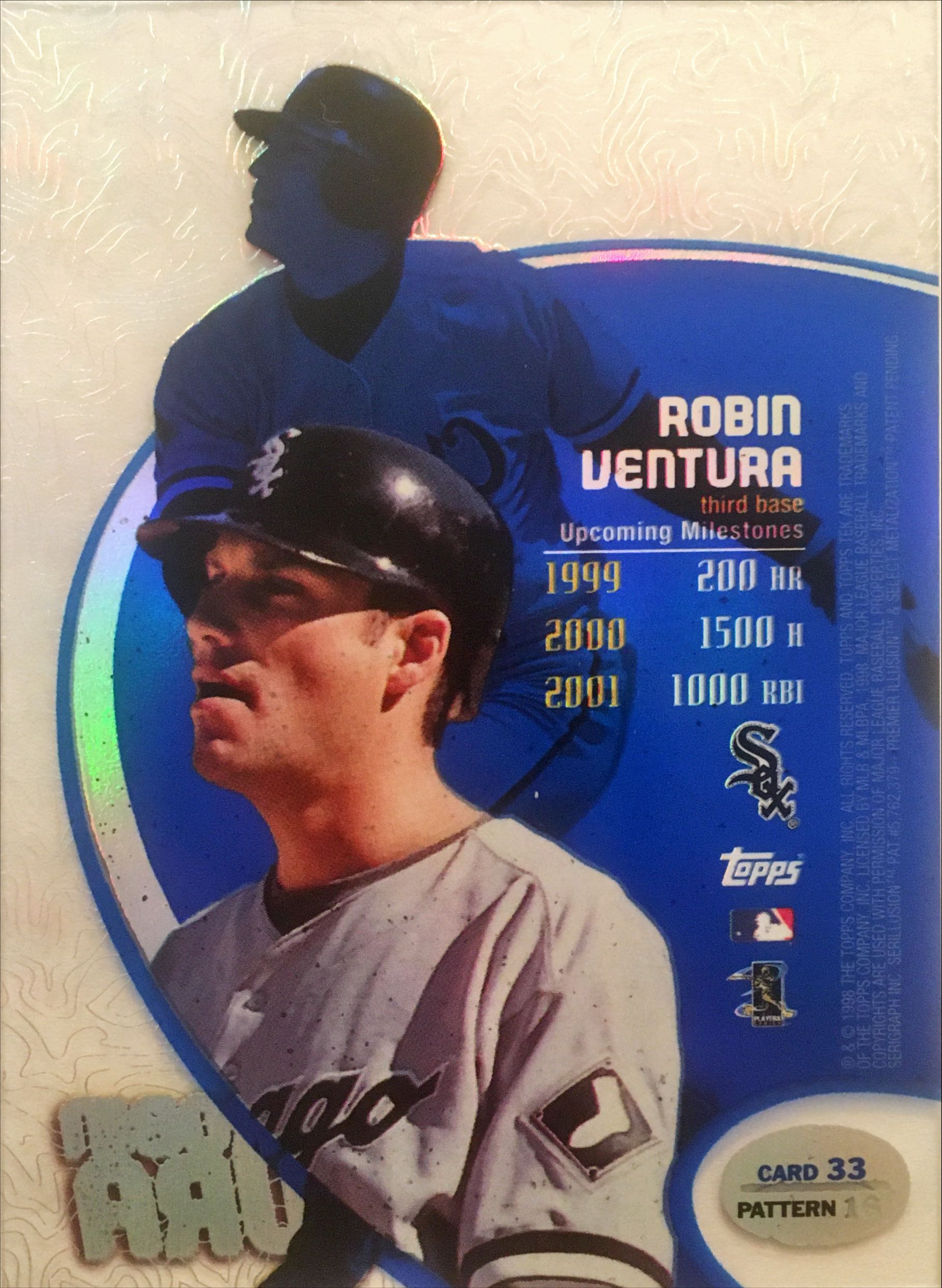 1998 Topps Tek Pattern 16 33 back image
