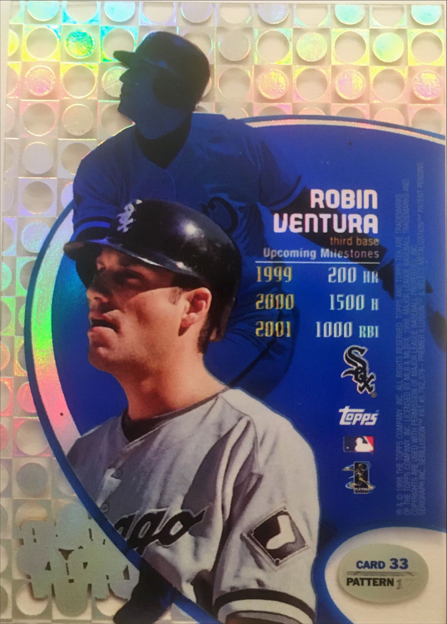 1998 Topps Tek Pattern 17 33 back image