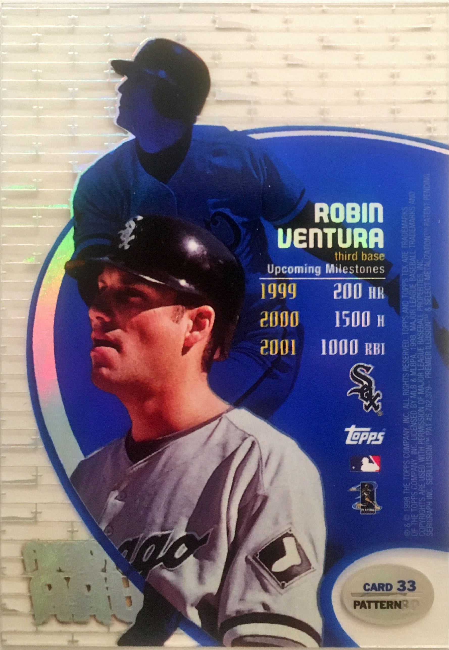 1998 Topps Tek Pattern 80 33 back image