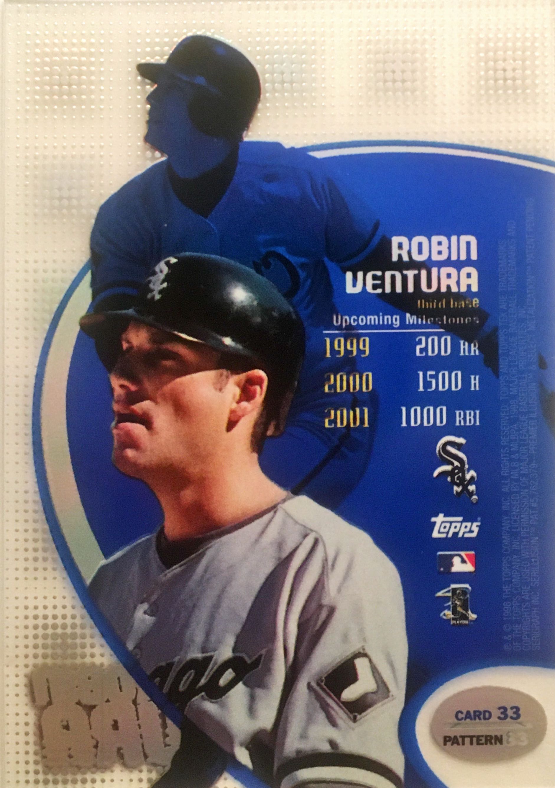 1998 Topps Tek Pattern 83 33 back image