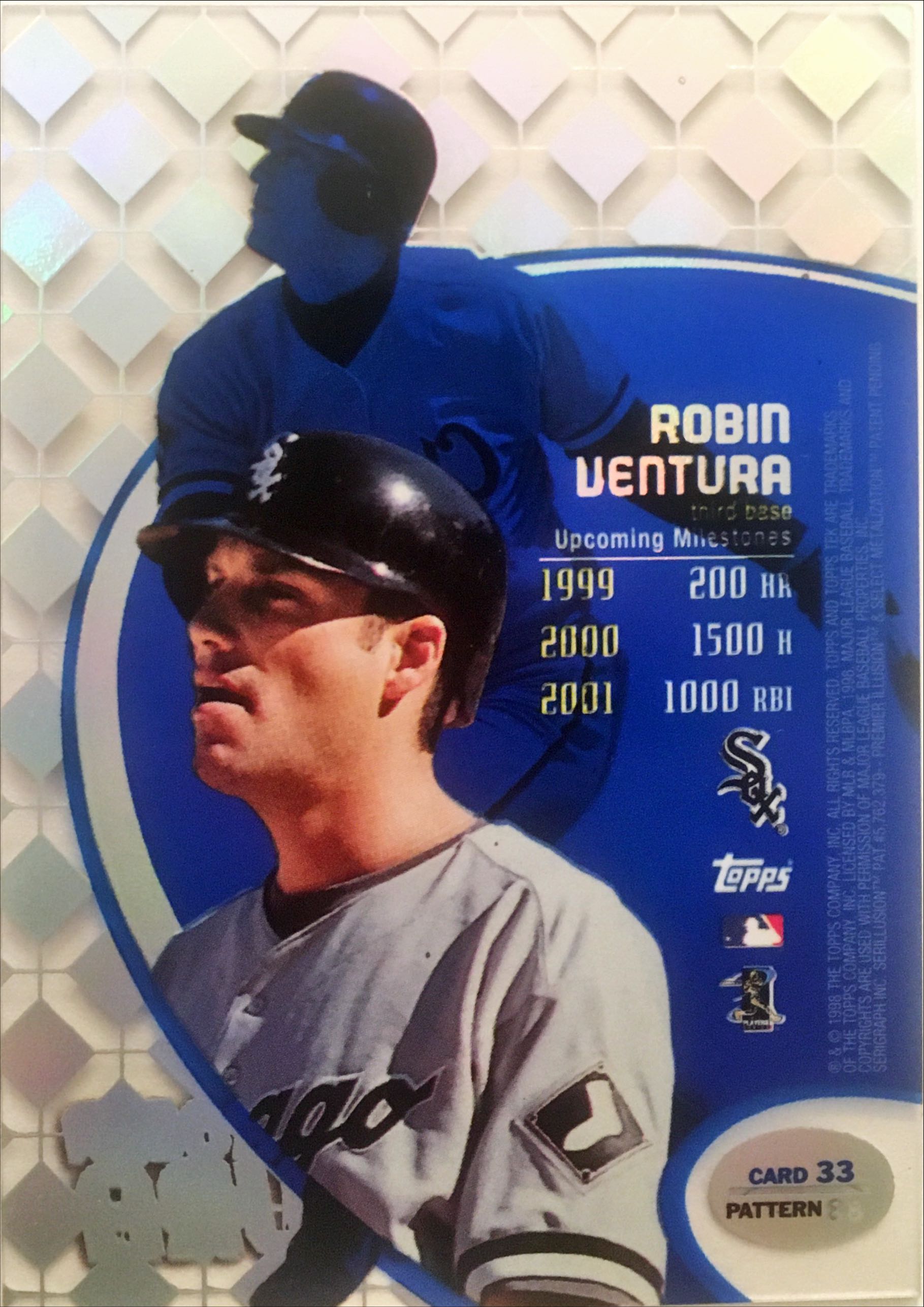 1998 Topps Tek Pattern 88 33 back image