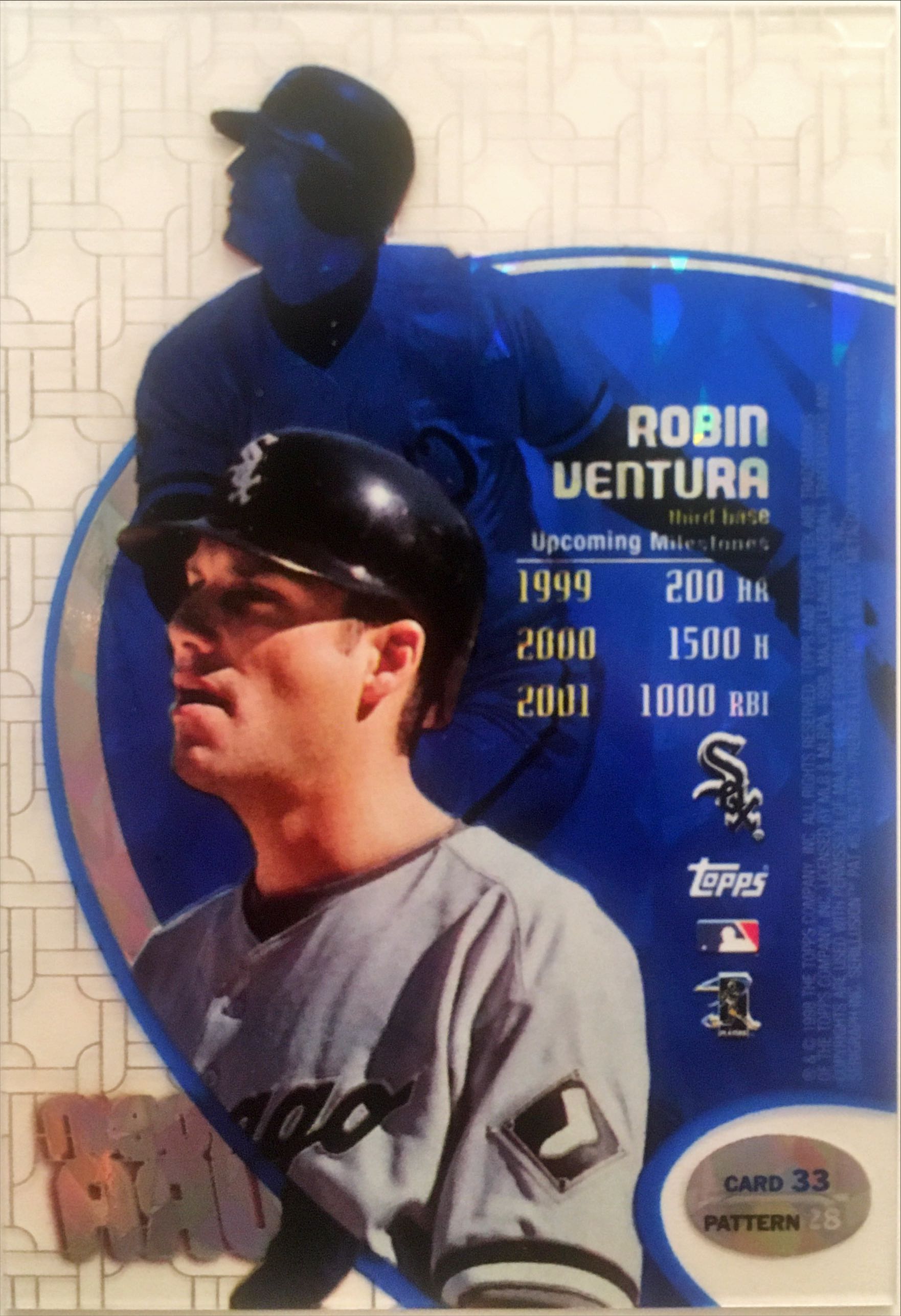 1998 Topps Tek Diffractors Pattern 28 33 back image