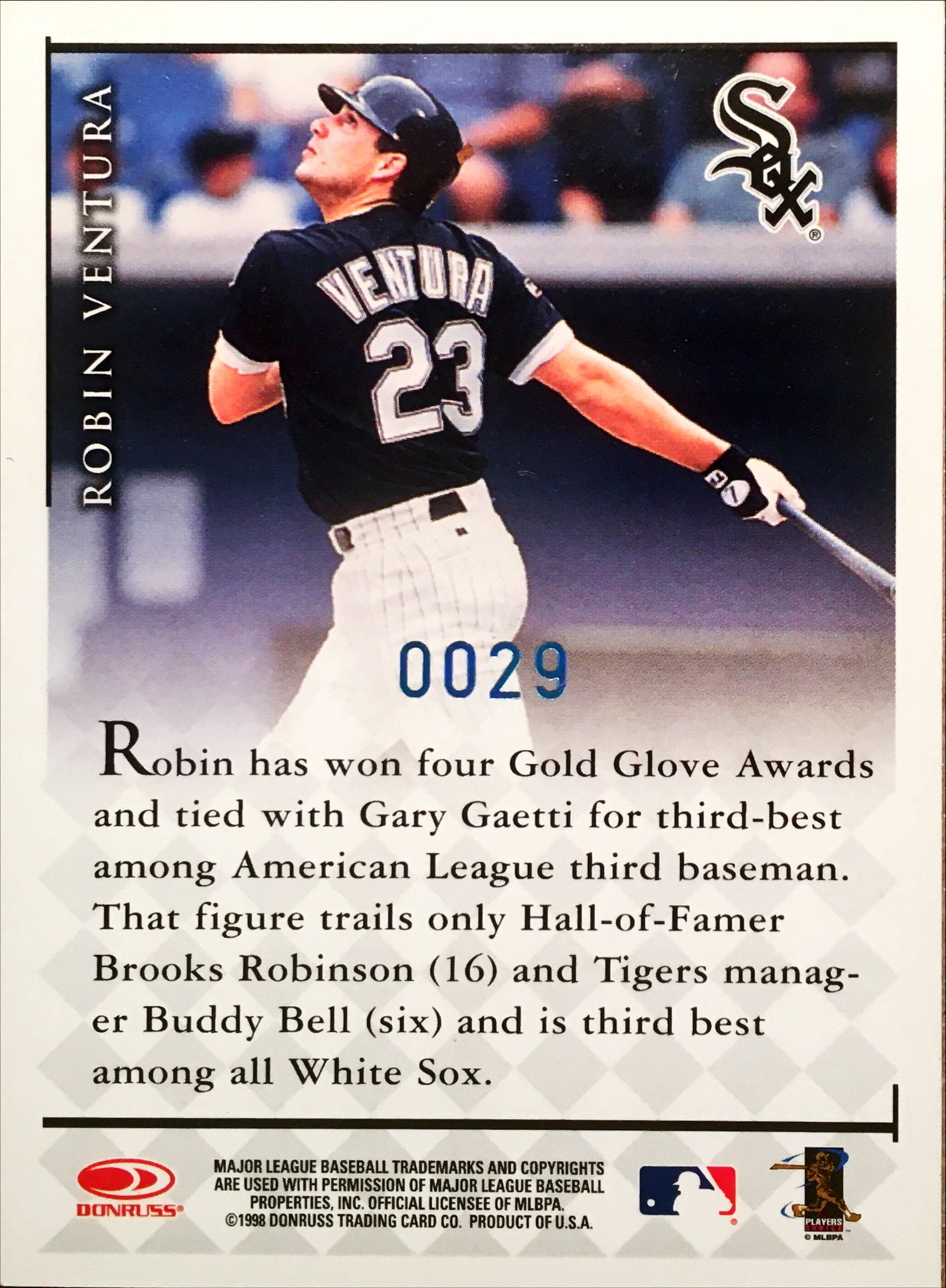 1998 Donruss Signature Autographs Millenium 114 back image