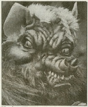 Radio Times picture of a Tetrap (Time and the Rani)